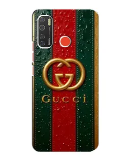 Чохол для TECNO Spark 5 з картинкою «Gucci — фірмова смуга та золото» Чохол для TECNO Spark 5 з картинкою «Gucci — фірмова смуга та золото»