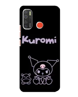 Чехол для TECNO Spark 5 с картинкой «Kuromi — черный минимализм» Чехол для TECNO Spark 5 с картинкой «Kuromi — черный минимализм»