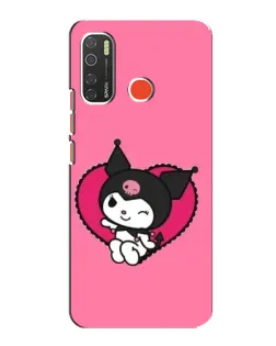 Чехол для TECNO Spark 5 с картинкой «Kuromi — любовь в сердце» Чехол для TECNO Spark 5 с картинкой «Kuromi — любовь в сердце»