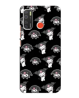 Чехол для TECNO Spark 5 с картинкой «Черный паттерн Kuromi» Чехол для TECNO Spark 5 с картинкой «Черный паттерн Kuromi»