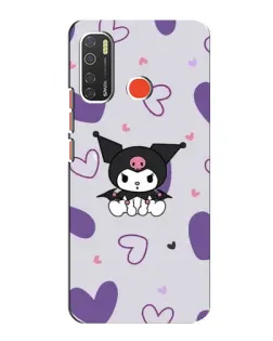 Чехол для TECNO Spark 5 с картинкой «Kuromi и лавандовые сердца» Чехол для TECNO Spark 5 с картинкой «Kuromi и лавандовые сердца»