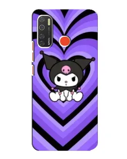 Чехол для TECNO Spark 5 с картинкой «Kuromi и фиолетовые сердца» Чехол для TECNO Spark 5 с картинкой «Kuromi и фиолетовые сердца»