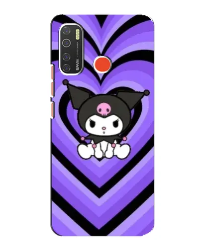 Чехол для TECNO Spark 5 с картинкой «Kuromi и фиолетовые сердца» Чехол для TECNO Spark 5 с картинкой «Kuromi и фиолетовые сердца»