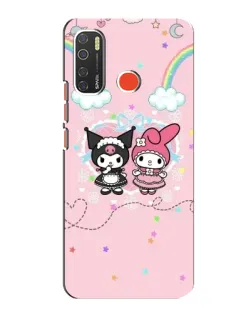 Чехол для TECNO Spark 5 с картинкой «My Melody и Kuromi» Чехол для TECNO Spark 5 с картинкой «My Melody и Kuromi»