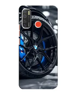 Чохол для TECNO Spark 5 з картинкою «Колесо BMW зблизька»