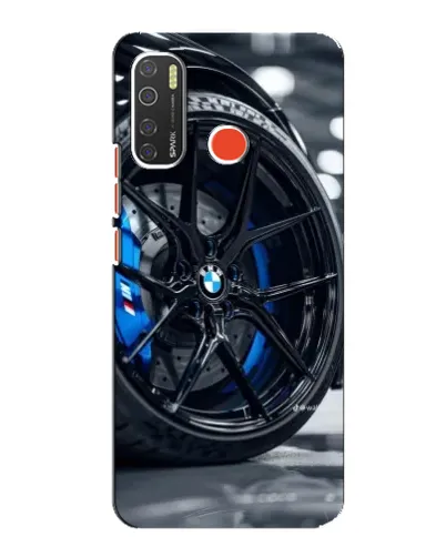 Чохол для TECNO Spark 5 з картинкою «Колесо BMW зблизька»