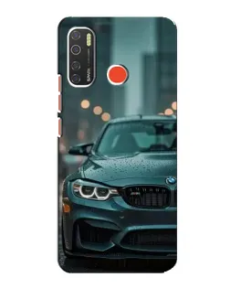 Чохол для TECNO Spark 5 з картинкою «BMW у вогнях міста»