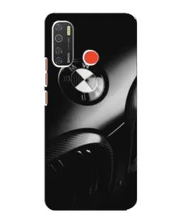 Чохол для TECNO Spark 5 з картинкою «Емблема BMW — макро»