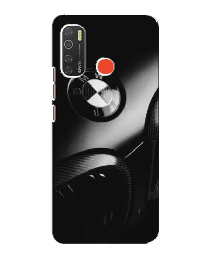 Чохол для TECNO Spark 5 з картинкою «Емблема BMW — макро»