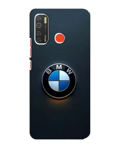 Чохол для TECNO Spark 5 з картинкою «Логотип BMW — мінімалізм»