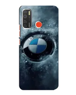 Чохол для TECNO Spark 5 з картинкою «Логотип BMW — лід»