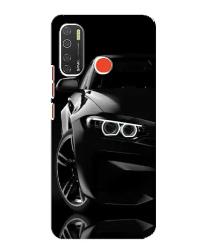 Чехол для TECNO Spark 5 с картинкой «Черная BMW — профиль» Чехол для TECNO Spark 5 с картинкой «Черная BMW — профиль»