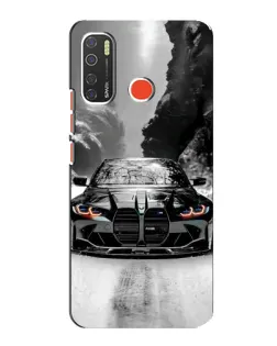 Чохол для TECNO Spark 5 з картинкою «BMW — акварельний дрифт»