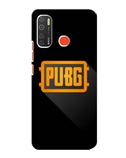 Чохол для TECNO Spark 5 з картинкою «PUBG — рамка лого»