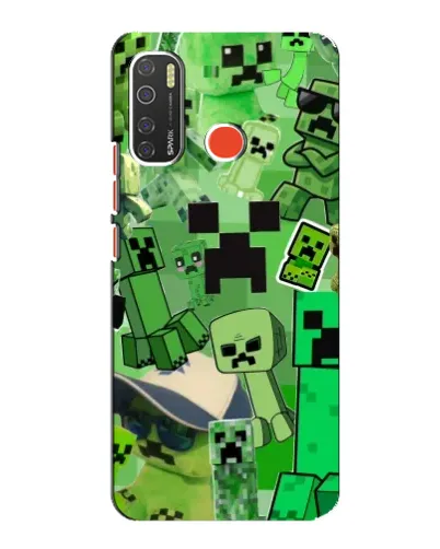 Чохол для TECNO Spark 5 з картинкою «Кріпери Minecraft» Чохол для TECNO Spark 5 з картинкою «Кріпери Minecraft»