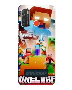 Чохол для TECNO Spark 5 з картинкою «Minecraft герої гри» Чохол для TECNO Spark 5 з картинкою «Minecraft герої гри»