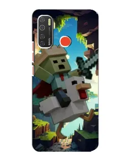 Чохол для TECNO Spark 5 з картинкою «Стів та гусь» Чохол для TECNO Spark 5 з картинкою «Стів та гусь»