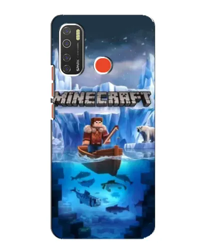 Чохол для TECNO Spark 5 з картинкою «Minecraft льодянийсвіт» Чохол для TECNO Spark 5 з картинкою «Minecraft льодянийсвіт»