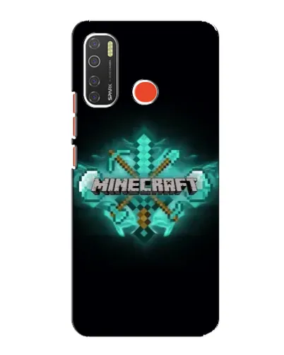 Чохол для TECNO Spark 5 з картинкою «Minecraft Diamond лого» Чохол для TECNO Spark 5 з картинкою «Minecraft Diamond лого»