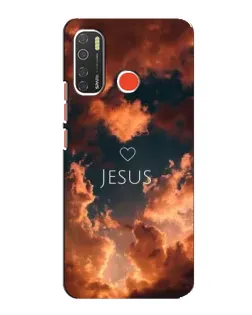 Чохол для TECNO Spark 5 з картинкою «Сяйво Імені Jesus»