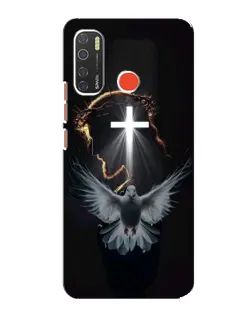 Чохол для TECNO Spark 5 з картинкою «Голуб та Світло»