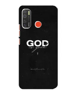 Чохол для TECNO Spark 5 з картинкою «GOD — Бог над усім»