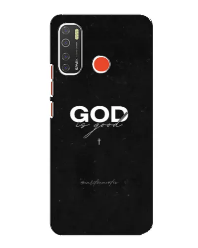 Чохол для TECNO Spark 5 з картинкою «GOD — Бог над усім»