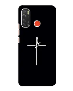 Чехол для TECNO Spark 5 с картинкой «Тонкий крест»