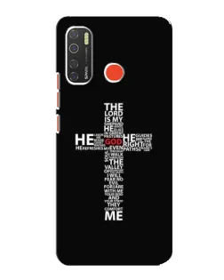 Чехол для TECNO Spark 5 с картинкой «Текстовый крест»
