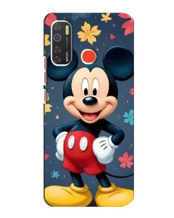 Чехол для TECNO Spark 5 с картинкой «Осенний Mickey Mouse»