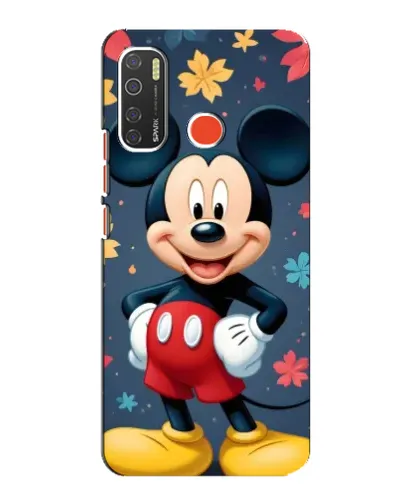 Чехол для TECNO Spark 5 с картинкой «Осенний Mickey Mouse»