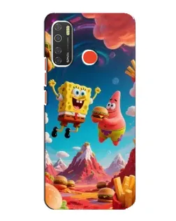 Чехол для TECNO Spark 5 с картинкой «Космический фастфуд» Чехол для TECNO Spark 5 с картинкой «Космический фастфуд»