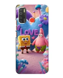 Чехол для TECNO Spark 5 с картинкой «Губка Боб Патрик» Чехол для TECNO Spark 5 с картинкой «Губка Боб Патрик»