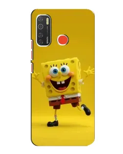 Чехол для TECNO Spark 5 с картинкой «Позитивный Губка Боб» Чехол для TECNO Spark 5 с картинкой «Позитивный Губка Боб»