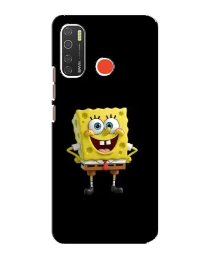 Чехол для TECNO Spark 5 с картинкой «Классический Губка Боб»