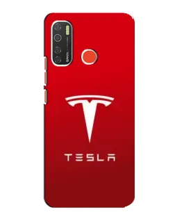 Чохол для TECNO Spark 5 з картинкою «Tesla Red Classic»