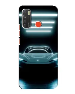 Чохол для TECNO Spark 5 з картинкою «Tesla в неоні» Чохол для TECNO Spark 5 з картинкою «Tesla в неоні»