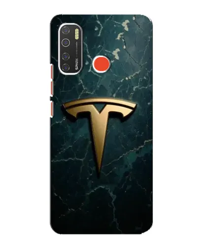 Чохол для TECNO Spark 5 з картинкою «Мармурова Tesla Gold» Чохол для TECNO Spark 5 з картинкою «Мармурова Tesla Gold»