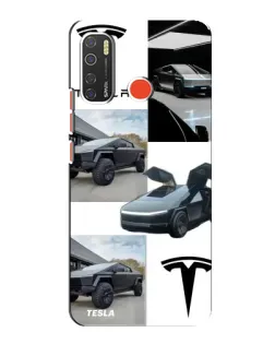 Чохол для TECNO Spark 5 з картинкою «Колаж Cybertruck Tesla» Чохол для TECNO Spark 5 з картинкою «Колаж Cybertruck Tesla»