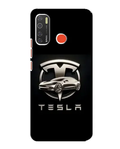 Чохол для TECNO Spark 5 з картинкою «Tesla — срібне авто» Чохол для TECNO Spark 5 з картинкою «Tesla — срібне авто»
