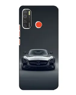 Чохол для TECNO Spark 5 з картинкою «Mercedes на чорному»