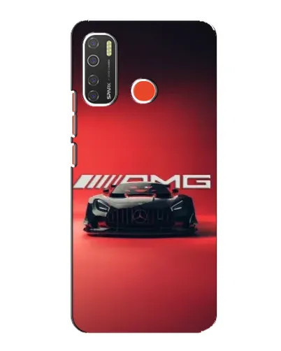 Чохол для TECNO Spark 5 з картинкою «Mercedes AMG — червона лінія»