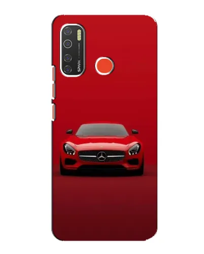 Чохол для TECNO Spark 5 з картинкою «Червоний Mercedes AMG»
