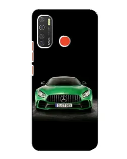 Чохол для TECNO Spark 5 з картинкою «Mercedes — неоновий лого»
