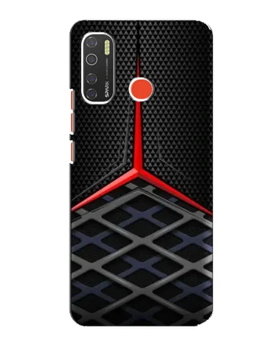Чохол для TECNO Spark 5 з картинкою «Mercedes Carbon Grid»