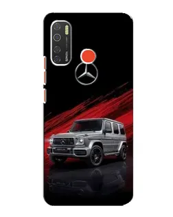 Чохол для TECNO Spark 5 з картинкою «Mercedes G-Class червоний»