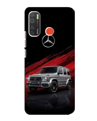 Чохол для TECNO Spark 5 з картинкою «Mercedes G-Class червоний»