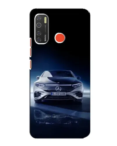 Чохол для TECNO Spark 5 з картинкою «Нічний Mercedes EQ»