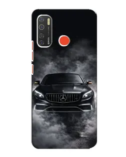 Чохол для TECNO Spark 5 з картинкою «Mercedes у диму»