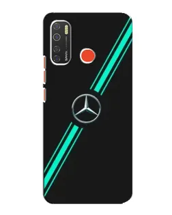 Чехол для TECNO Spark 5 с картинкой «Спортивные линии Mercedes»